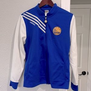 Adidas NBA golden state warriors zip up jacket L